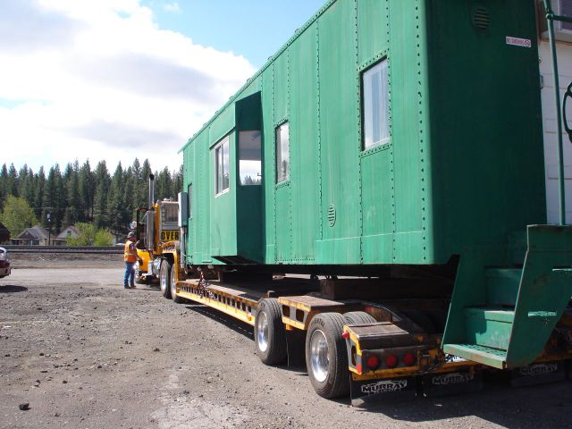 Caboose on truck