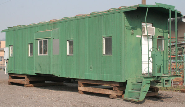 old paint caboose